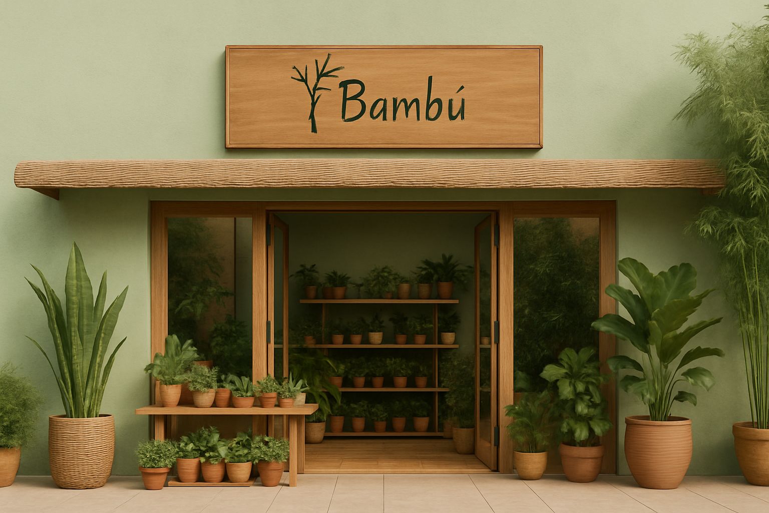 Bambú frente
